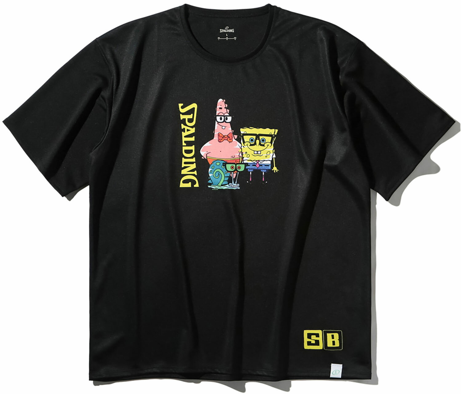 【11/20から ポイント最大12倍！】 スポルディング SPALDING バスケット T シャツ スポンジ・ボブ ドレスアップ SMT25146S