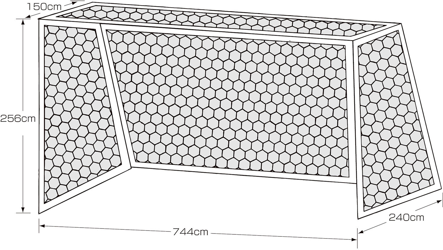 【11/20から ポイント最大12倍！】 カネヤ KANEYA サッカー 一般サッカーネット亀甲 T K5109