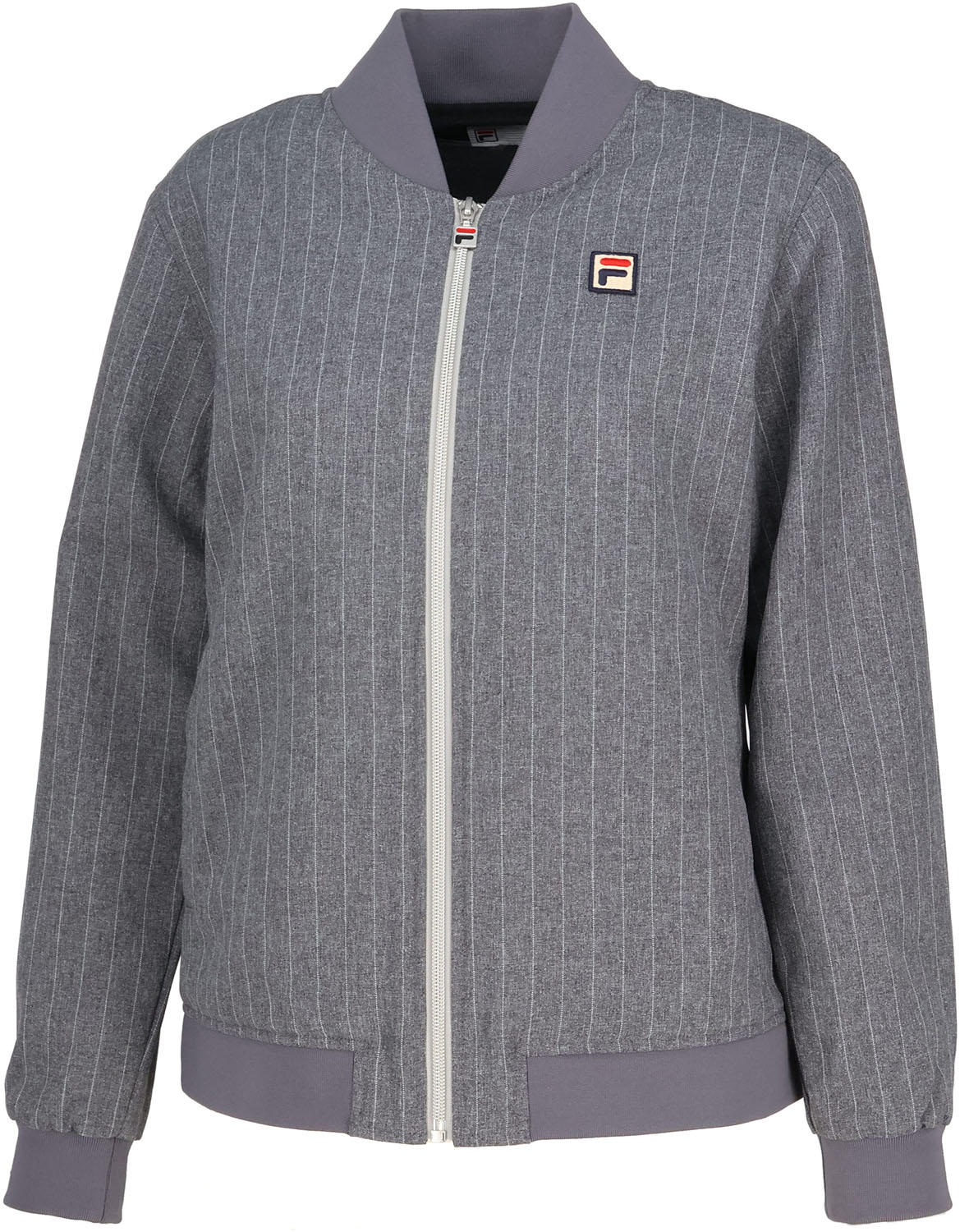 【11/20から ポイント最大12倍！】 フィラ FILA テニス トラックジャケット レディース ウィメンズ 女性 大人 長袖 アウター 上着 ジャージ トップス ウェア ロゴ ワンポイント ピンストライプ シック 部活動 EL0245