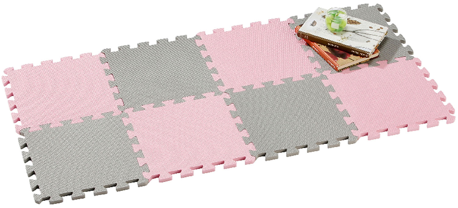 【11/18 ポイント最大12倍】 ジョイントマット JOINT MAT アウトドア やわらかジョイントカラーマット8枚組 ストロベリー フロアマット ラグ 12mm厚 カット自在 外して洗える 衝撃吸収 床面保護 クッション 防音 耐久 保温 869047