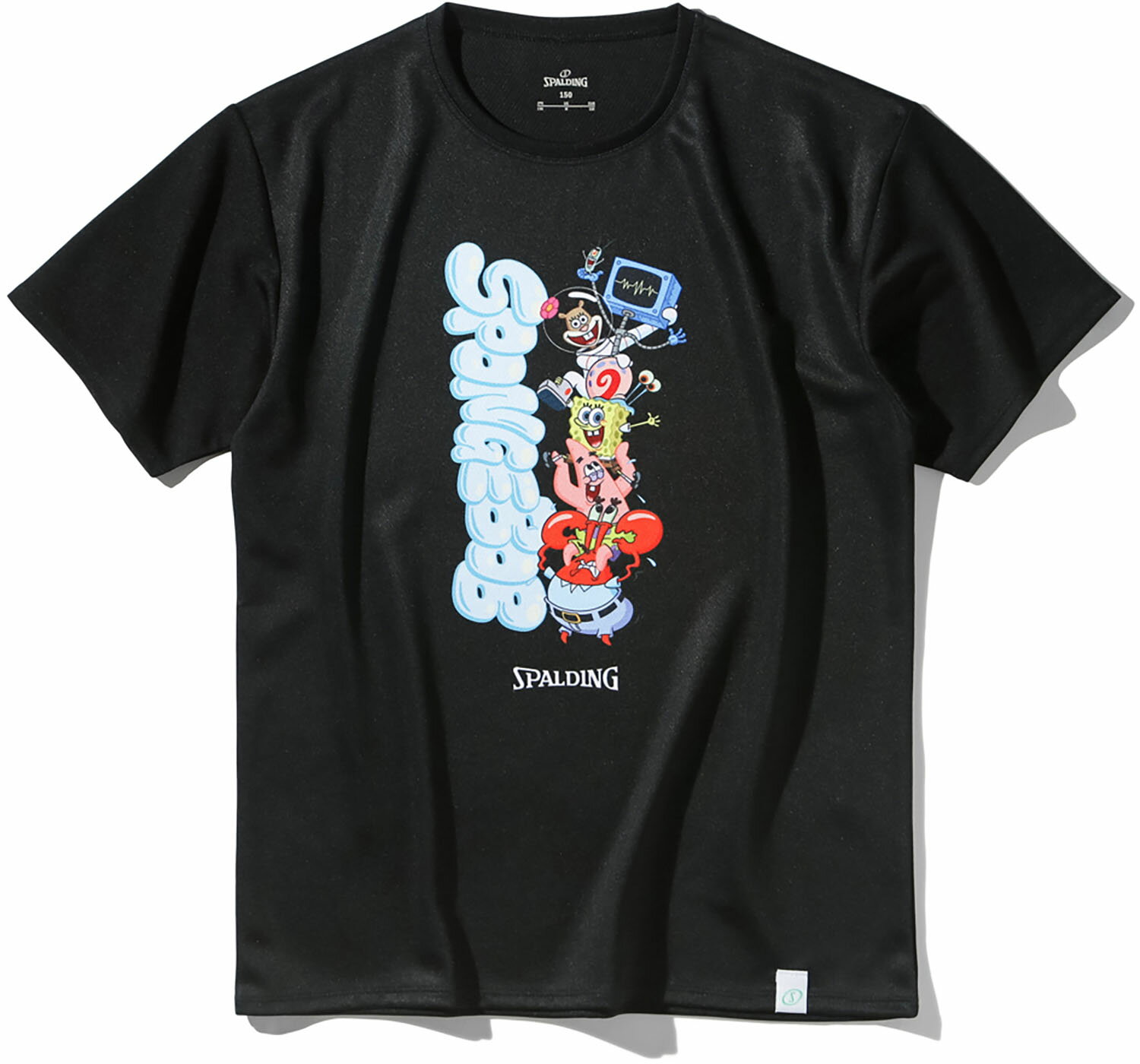 【11/20から ポイント最大12倍！】 スポルディング SPALDING バスケット ジュニア T シャツ スポンジ・ボブ キャラクターズ SJT25178S