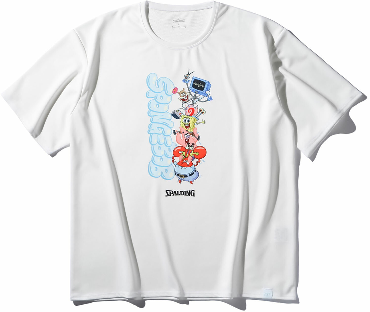 【11/20から ポイント最大12倍！】 スポルディング SPALDING バスケット T シャツ スポンジ・ボブ キャラクターズ SMT25147S