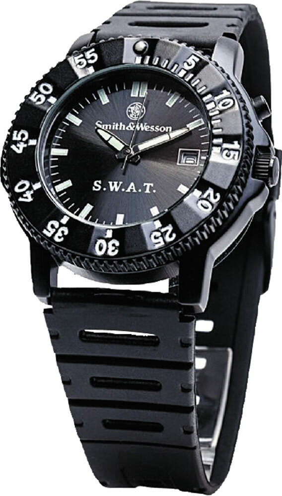 【11/20から ポイント最大12倍！】 スミス&ウェッソン Smith & Wesson アウトドア ラバーストラップ 腕時計 時計 スポーツ 運動 SWW4500000