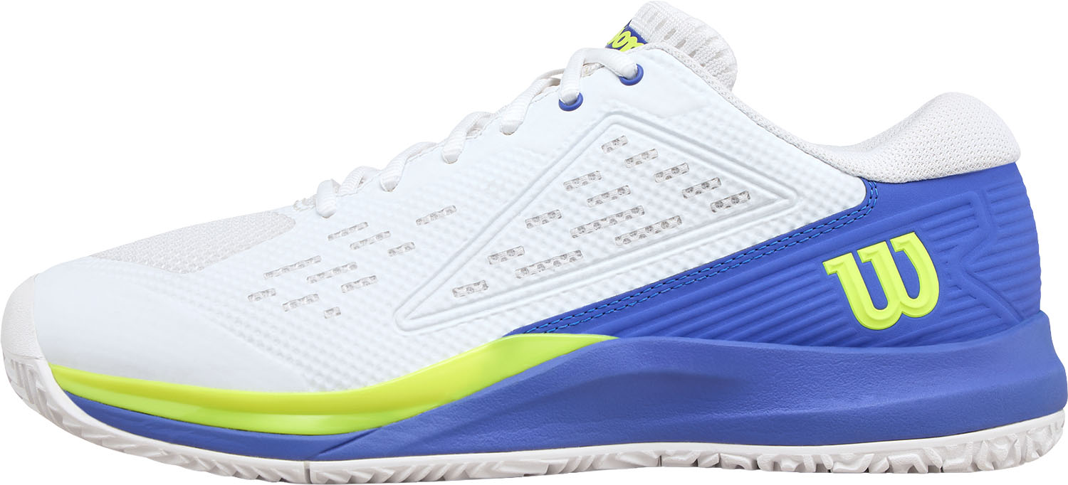 【11/27 2時まで ポイント最大12倍！】 ウイルソン Wilson テニス RUSH PRO ACE OMNI WH/AMPARO BL/SAFETY YELLOW WRS339210U