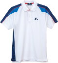 【5/18まで ポイント最大10倍!】 ルーセント LUCENT テニス Uni ゲームシャツ ホワイト 白色 半袖シャツ Tシャツ メンズ レディース 男性用...