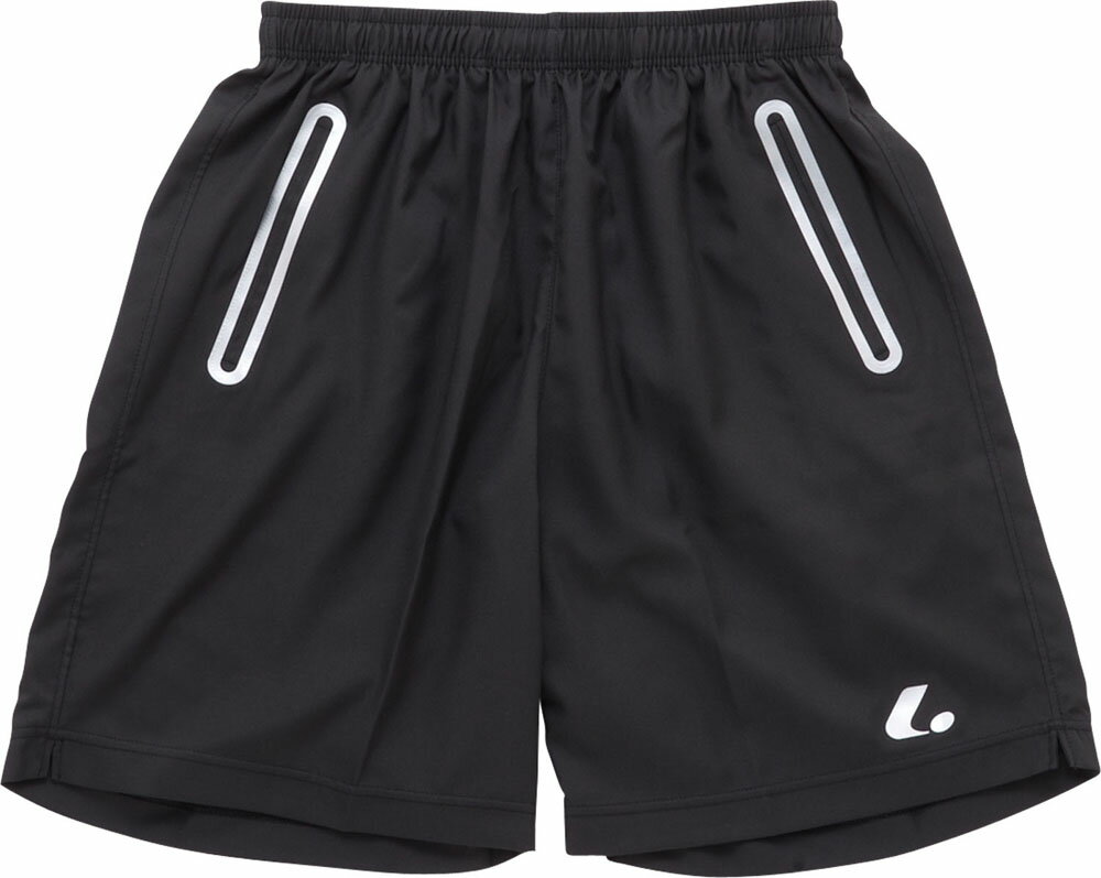 【11/27 2時まで ポイント最大12倍!】 ルーセント LUCENT テニス Uni ハーフパンツ ブラック×シルバー メンズ レディース 男性用 女性用 ...