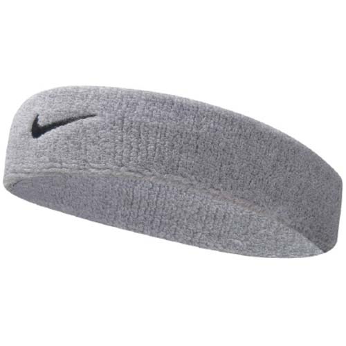 NIKE (ナイキ) ナイキ スウッシュ ヘッドバンド ラケットスポーツ アパレルアクセサリー F グレイヘザー/ブラック N.NN.07.051.OS-051F