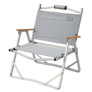 ● コールマン(COLEMAN) コンパクトフォールディングチェア（グレー） キャンプ用品 ファミリーチェア 椅子 2000033561
