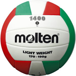 モルテン (MOLTEN) EVAバレーボール　5号球 バレーボール 5号ボール 5号球 ホワイト×レッド×グリーン V5C1400-L