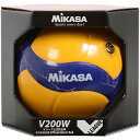 ミカサ (MIKASA) バレー5号 国際公認球 黄/青 バレーボール 5号ボール 5 V200W