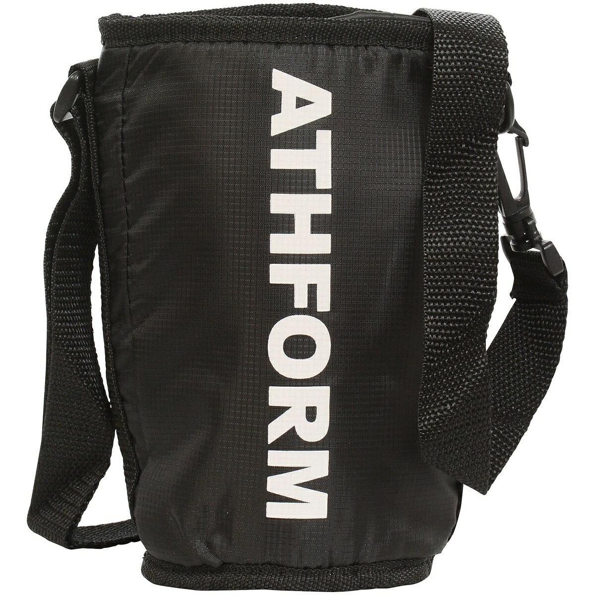 アスフォーム (ATHFORM) スクイズボトルケース フィットネス 健康 ボトル カバー ブラック AF-Y19-006-007
