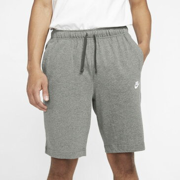 ナイキ (NIKE) AS M NSW CLUB SHORT JSY メンズスポーツウェア ウォームアップジャケット メンズ DK GREY HEATHER/WHITE BV2773-063