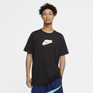 ● NIKE (ナイキ) ナイキ GA スウッシュ FREA Tシャツ バスケットボール メンズ　半袖Tシャツ メンズ ブラック CV1096-010