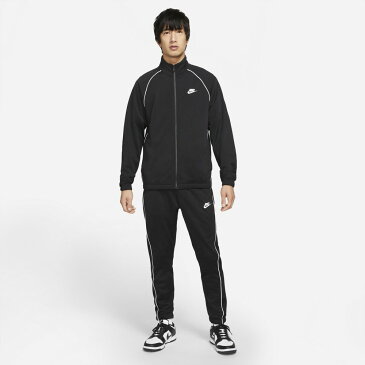 ナイキ (NIKE) AS M NSW SPE PK TRK SUIT メンズスポーツウェア ウォームアップスーツ メンズ ブラック/ホワイト/(ホワイト) CZ9989-010