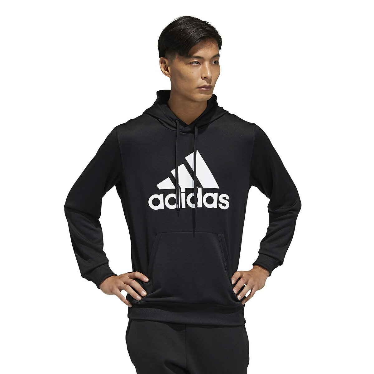 アディダス (adidas) マストハブ 21 プルオーバーパーカー / Must Haves 21 Pullover Hoodie メンズスポーツウェア スウェットパーカー メンズ ブラック JKL50 GN0827