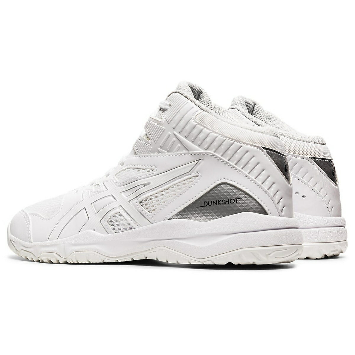 アシックス (ASICS) DUNKSHOT MB 9 バスケットボール ジュニア　シューズ ジュニア WHITE/PURE SILVER 1064A006.105