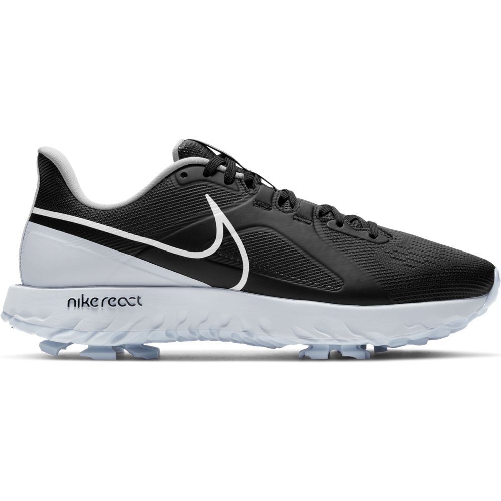 ナイキ (NIKE) NIKE REACT INFINITY PRO ゴルフ メンズゴルフシューズ BLACK/WHITE-MTLC PLATINUM CT6621-004