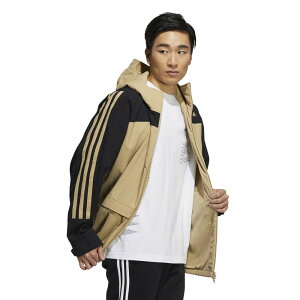 adidas (アディダス) M FUTURE ICON マウンテンパーカー / M FI WOV PARKA / アディダス INI着用モデル メンズスポーツウェア ウインドアップジャケット メンズ ベージュトーン/ブラック UW325 HF5905