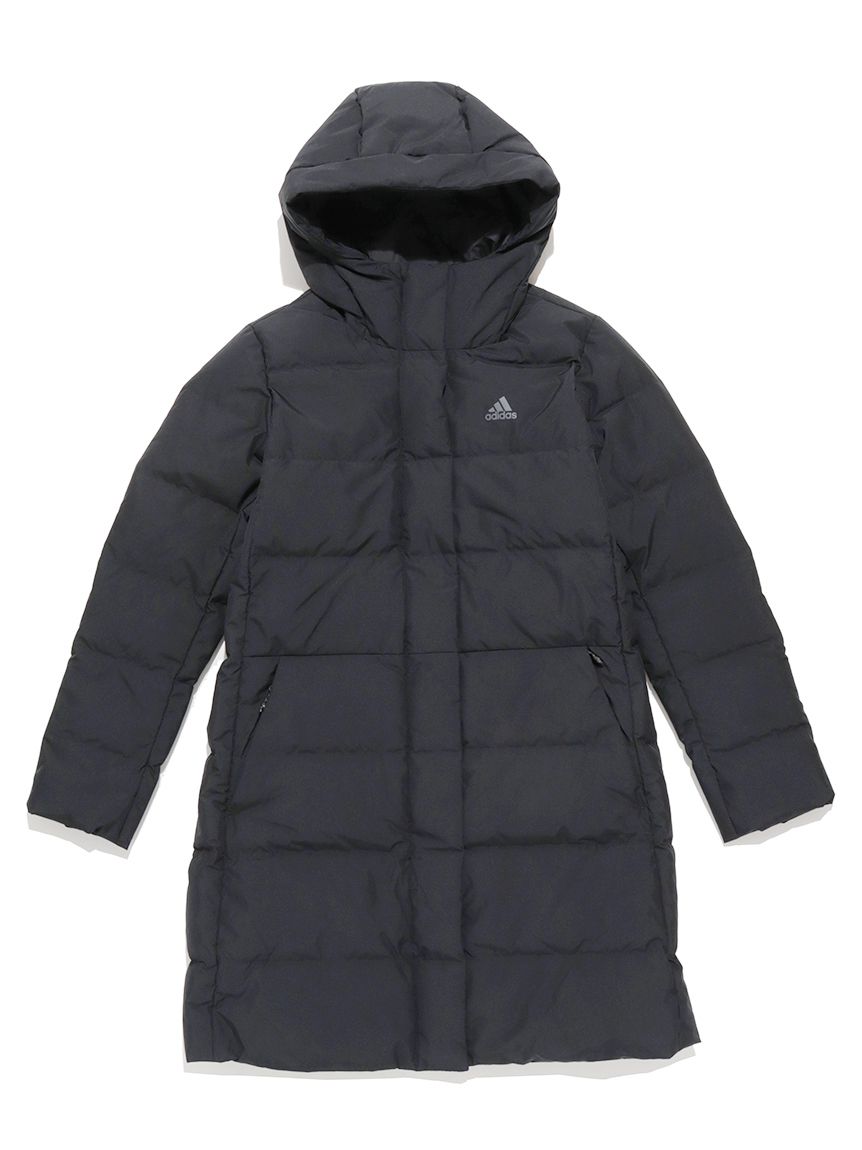 アディダス (adidas) 【HCP】ミッドレングス ダウンコート / W MID LENGTH DOWN COAT レディーススポーツウェア アウター レディース ブラック/グレーファイブ KNE85 H23071