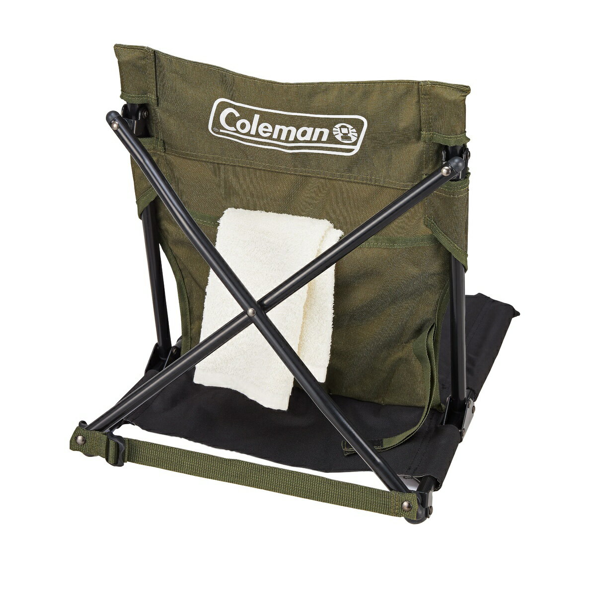 コールマン (COLEMAN) コンパクトグランドチェア(オリーブ) キャンプ用品 ファミリーチェア 椅子 2000038838