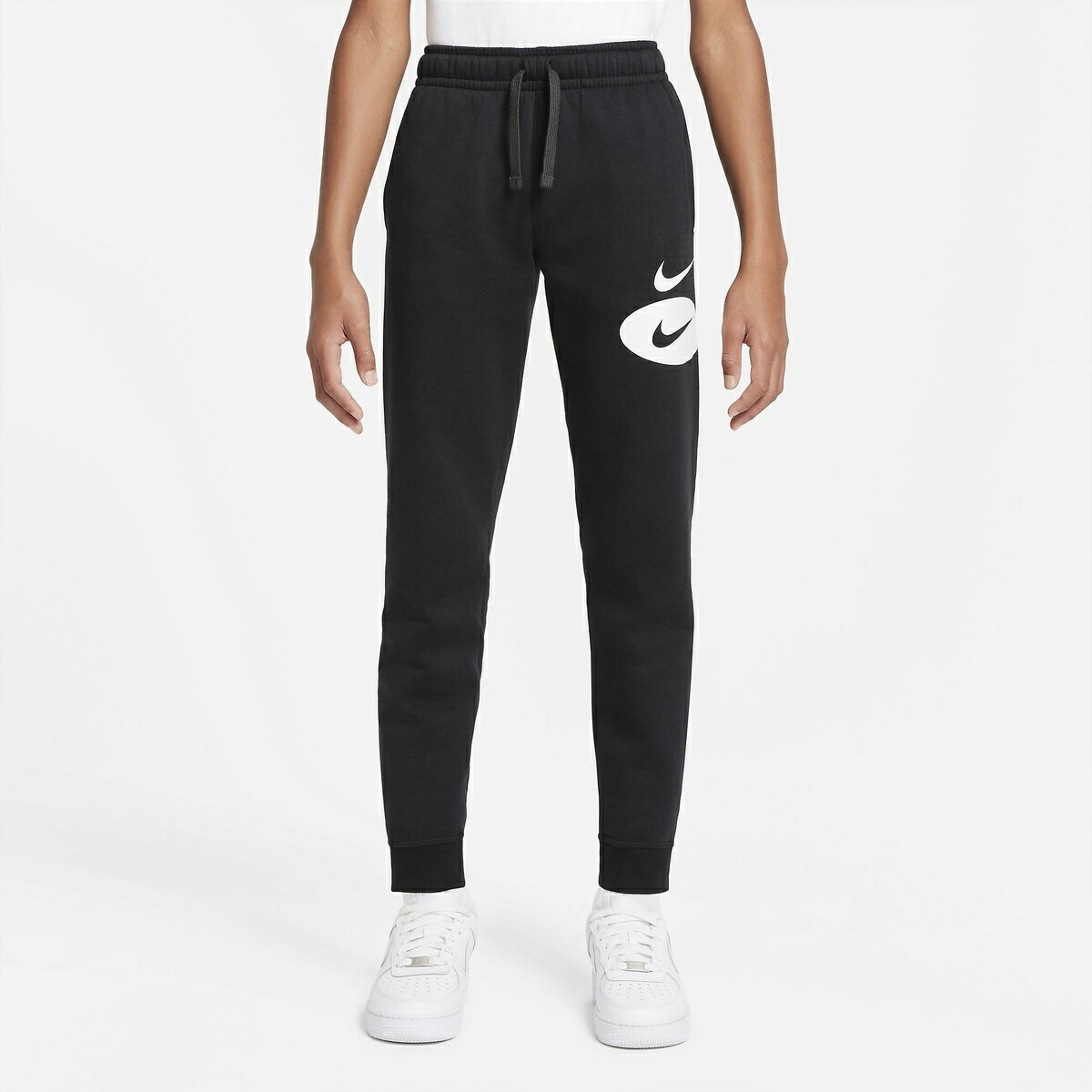 ナイキ (NIKE) B NSW CORE HBR JOGGER ジュニアスポーツウェア スウェット ジュニア ブラック/ダークスモークグレー/(サミットホワイト) DM8100-010