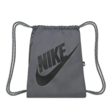 ナイキ (NIKE) NIKE HERITAGE スポーツアクセサリー ナップサック 1SIZE アイアングレー/アイアングレー/(ブラック) DC4245-068