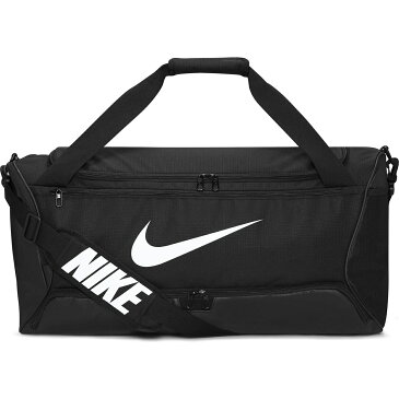 ナイキ (NIKE) NIKE BRASILIA 9.5 スポーツアクセサリー ボストンバッグ 1SIZE BLACK/BLACK/WHITE DH7710-010