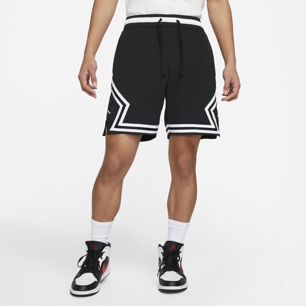 ナイキ (NIKE) AS M J DF SPRT DMND SHORT バスケットボール メンズ　プラクティスショーツ メンズ BLACK/BLACK/WHITE/WHITE DH9076-010