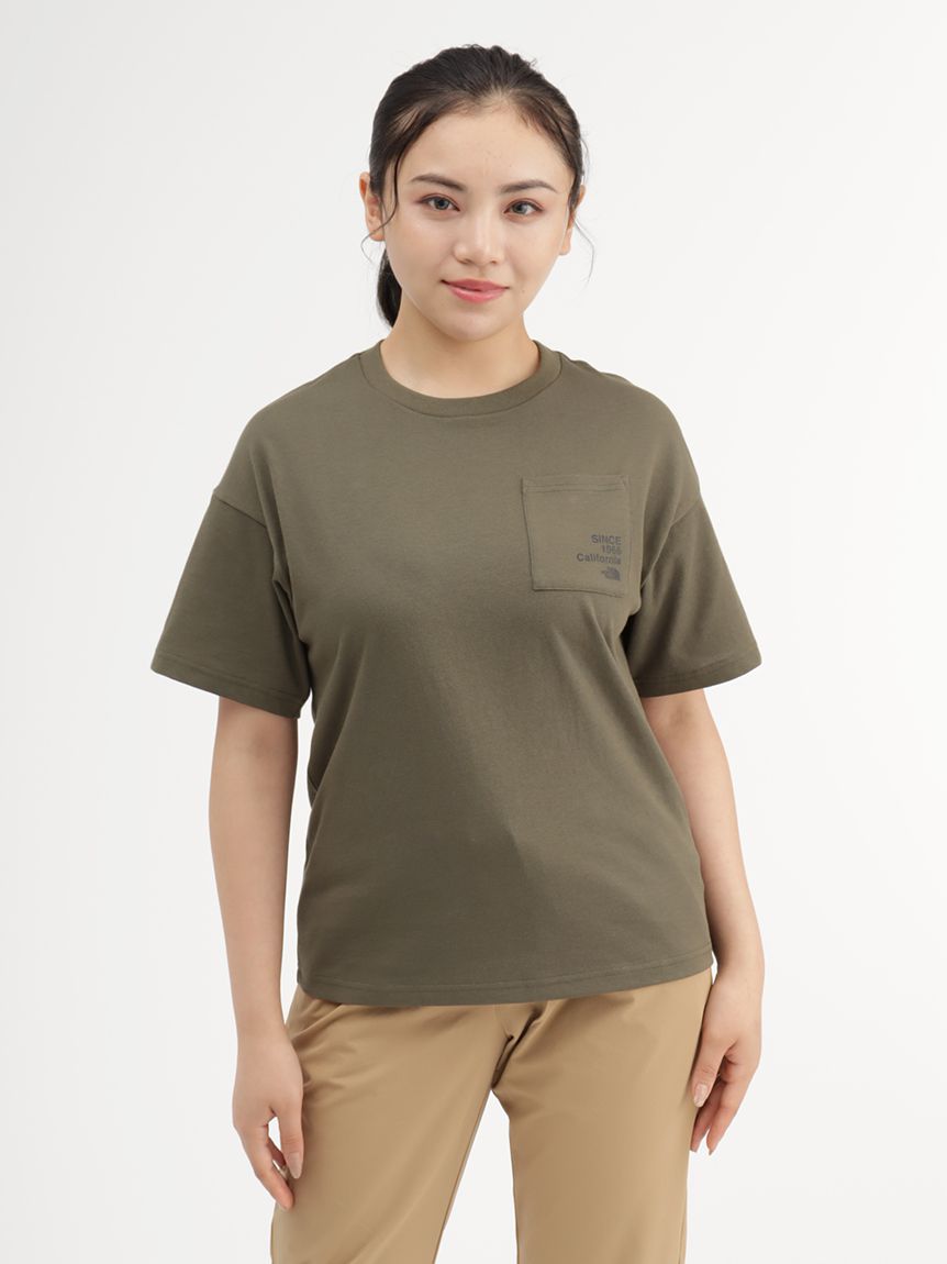 ノースフェイス (THE NORTH FACE) S/S 1966 CALIFORNIA POCKET TEE (SS1966カリフォルニアポケットティー) トレッキング アウトドア 半袖Tシャツ レディース MN NTW32203A MN