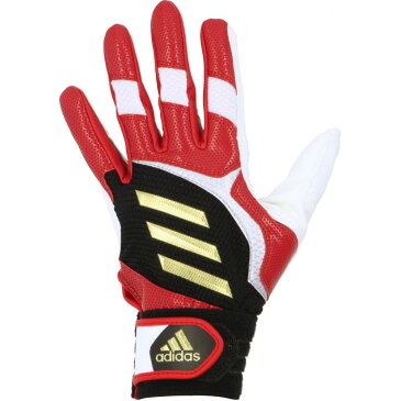 アディダス (adidas) BATTING　GLOVE　JUNIOR 野球 バッティンググローブ 手袋 両手用　ジュニア ボーイズ RED×WHT LBG901-6411