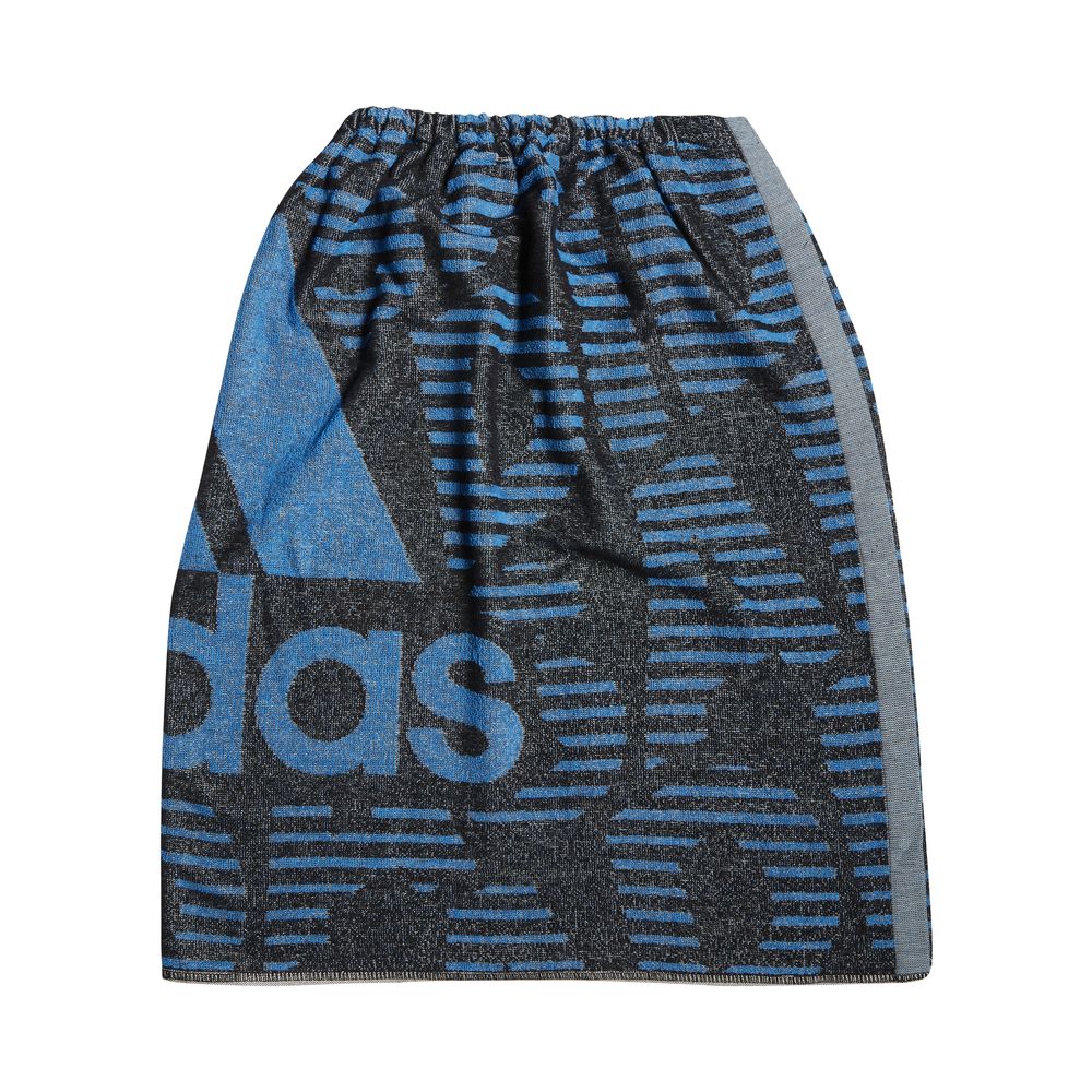 adidas (アディダス) ラップタオル / WRAP TOWEL スイミング プールバック 巻きタオル ジュニア ブラック/ブルーラッシュ JLQ09 HE5017