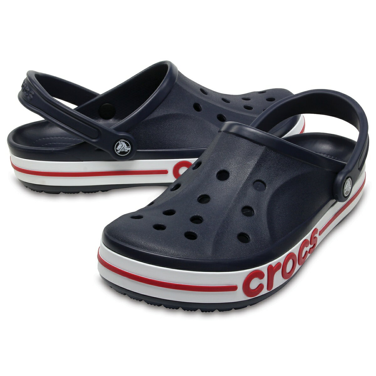 クロックス (crocs) BAYABAND　CLOG シューズ メンズサンダル ウォーターシューズ NAVY/PEPPER 205089-4CC