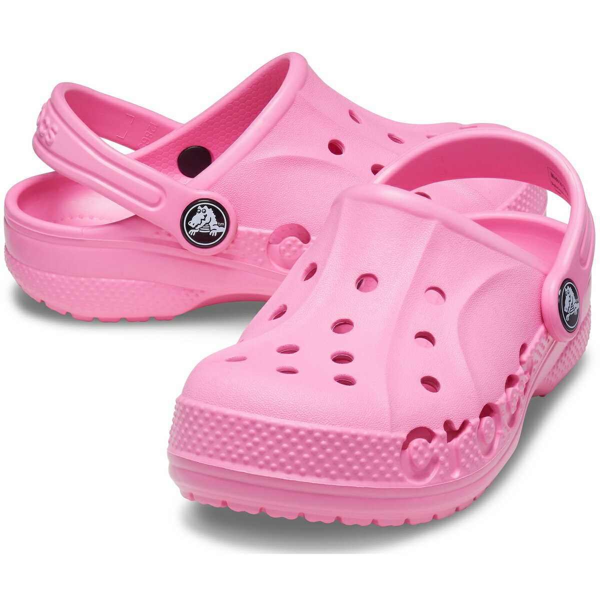 クロックス (crocs) BAYA　CLOG　K シューズ ジュニア　サンダル ウォーターシューズ ジュニア PINK LEMONADE 207013-669