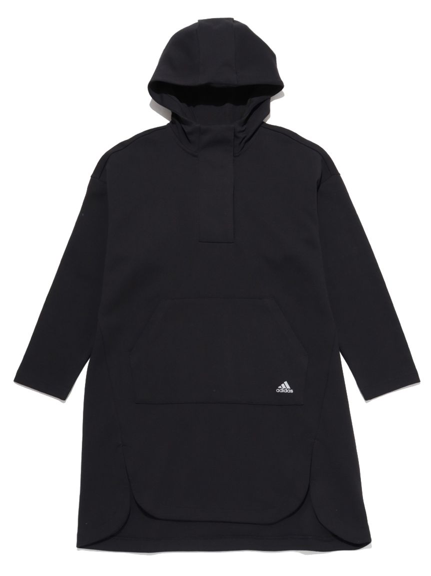 adidas (アディダス) PRSVE フード チュニック / W PRSVE HOODED TUNIC レディーススポーツウェア スウェット レディース ブラック VM083 HM2824