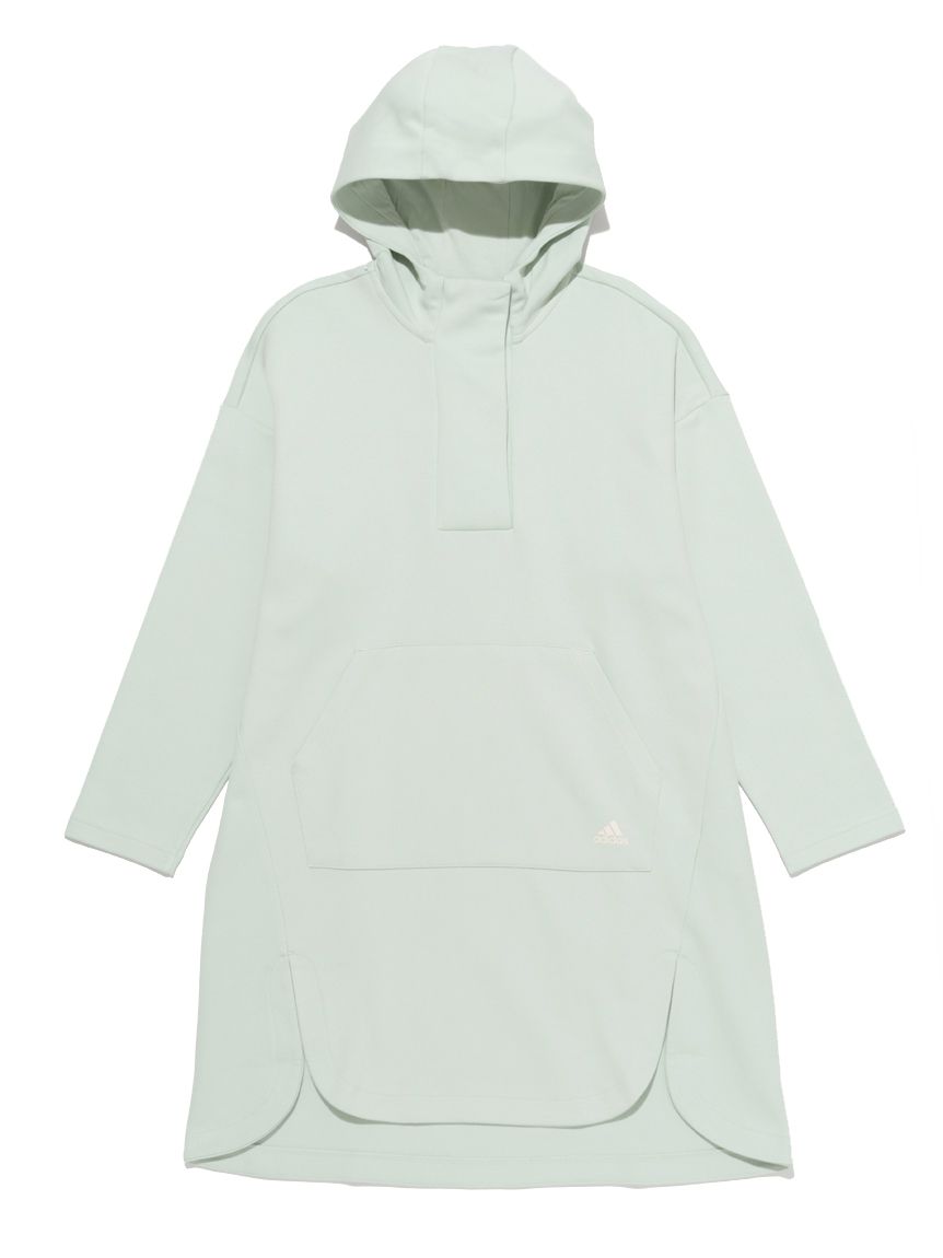 adidas (アディダス) PRSVE フード チュニック / W PRSVE HOODED TUNIC レディーススポーツウェア スウェット レディース リネングリーン VM083 HM2821