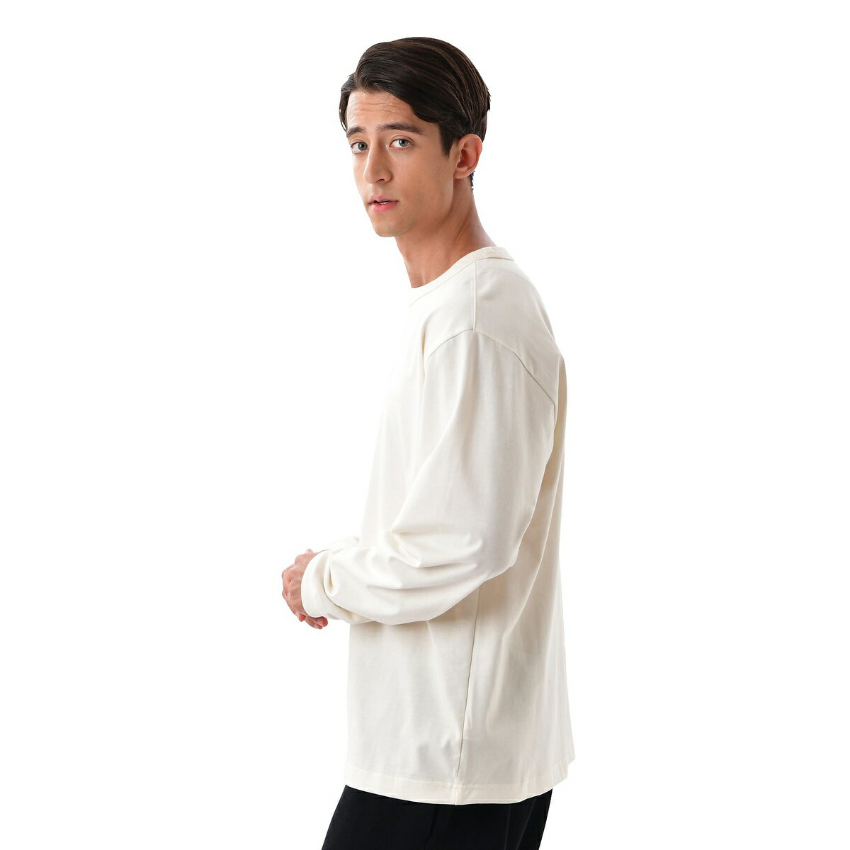 ニューバランス (New Balance) NB ATHLETICS NATURE STATE ロングスリーブTシャツ メンズスポーツウェア 長袖シャツ メンズ グレージュ AMT23566 GIE