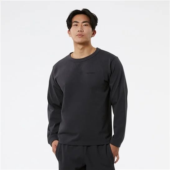 ニューバランス (New Balance) NB ATHLETICS NATURE STATE ロングスリーブTシャツ メンズスポーツウェア 長袖シャツ メンズ ファントム AMT23566 PHM