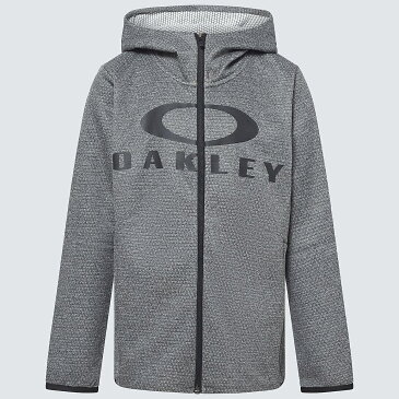 オークリー (OAKLEY) ENHANCE GRID FLEECE JKT YTR 4.0 ジュニアスポーツウェア スウェット ボーイズ DARK GREY HTHR FOA404084-29A