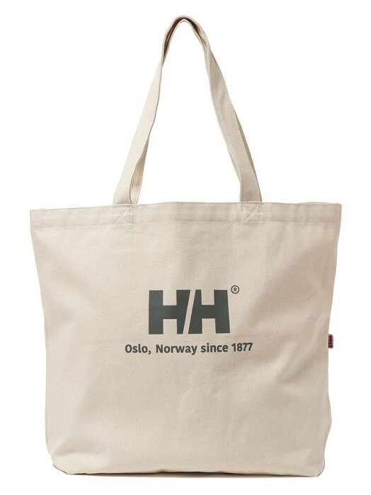 ヘリーハンセン (HELLY HANSEN) ORGANIC COTTON LOGO TOTE L (オーガニックコットンロゴトートL) トレッキング アウトドア ショルダーバッグ CE HY92290 CE