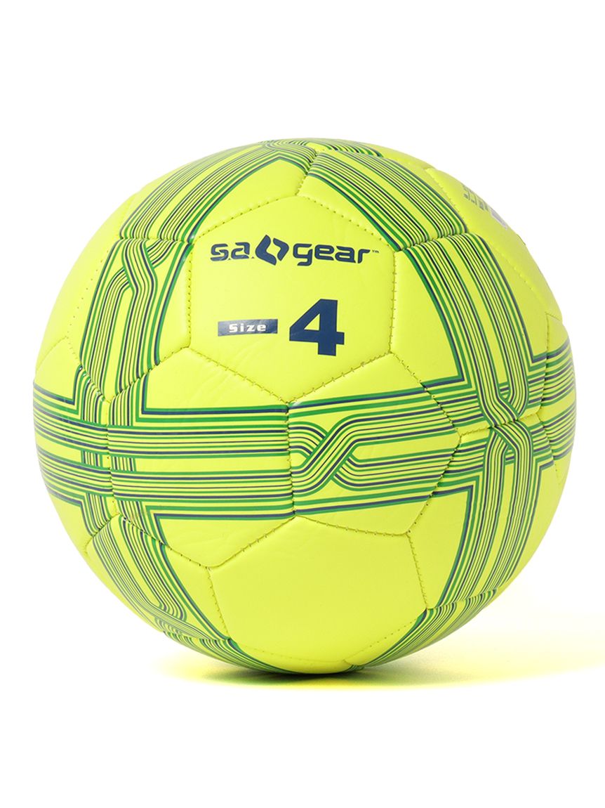 エスエーギア (s.a.gear) サッカーボール　カラー4号 サッカー ボール 4号 イエロー SA-Y23-002-004