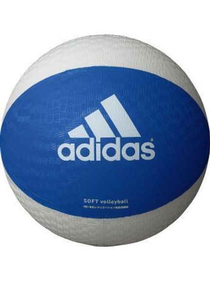アディダス adidas ソフトバレーボール　青色×白色 ボール ソフトバレーボール
