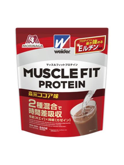 ウイダー weider マッスルフィットプロテイン森永ココア味840g フード・サプリメント その他（飲食料品）