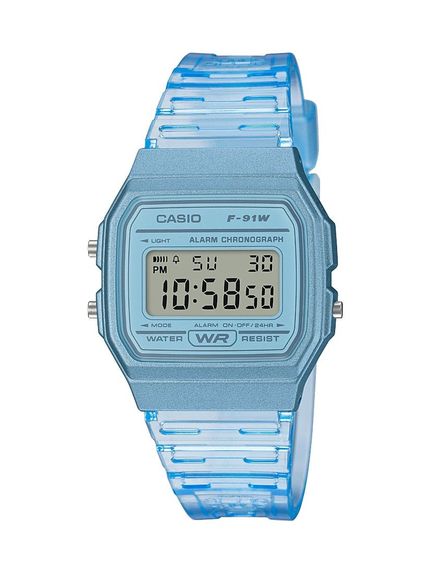 POP　WATCH カラー ブルー サイズ . 素材 ケース・ベゼル・バンド材質：樹脂 原産国 タイ メーカー品番 68908144 コメント スケルトンウレタンバンド、軽量・薄型のデジタル液晶モデルです。日付・曜日表示やアラーム、ストップウオッチなど便利な機能が搭載されています。