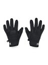 UA STORM FLEECE GLOVES カラー Black / / White サイズ YM/YL 素材 合成皮革、ポリエステル、ナイロン 原産国 China メーカー品番 0007136597504 コメント STORM(ストーム)：撥水加工を施したファブリックが雨や雪をはじき、悪天候下でもドライで快適な状態を保つ軽量で通気性とストレッチ性に優れたアーマーフリースのライナーが暖かく快適に保つ親指と人先指に施されたテックタッチプリントで、グローブを装着したままタッチスクリーン式デバイスの操作が可能耐久性とグリップ力を高めるため、甲側はウーブン、手のひら側はマイクロファイバーを重ねた仕様ペアにして持ち運べるミニクリップ付き 軽量 グローブ ストレッチ