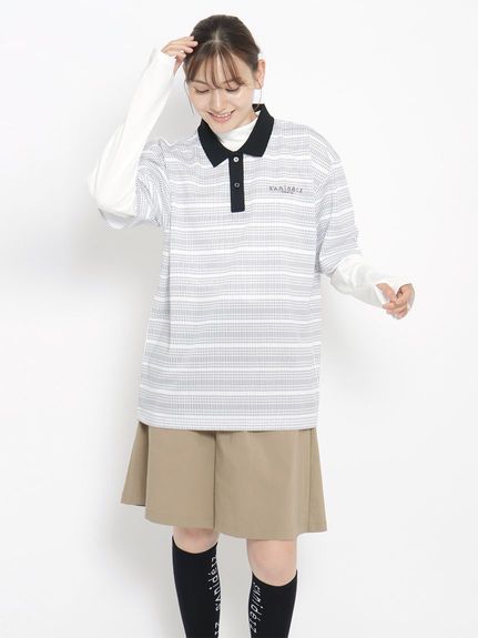 サニデイズ　トウキョウ sanideiz TOKYO ポリエステルカノコ ポロシャツ MENS ゴルフウェア シャツ・ポロシャツ