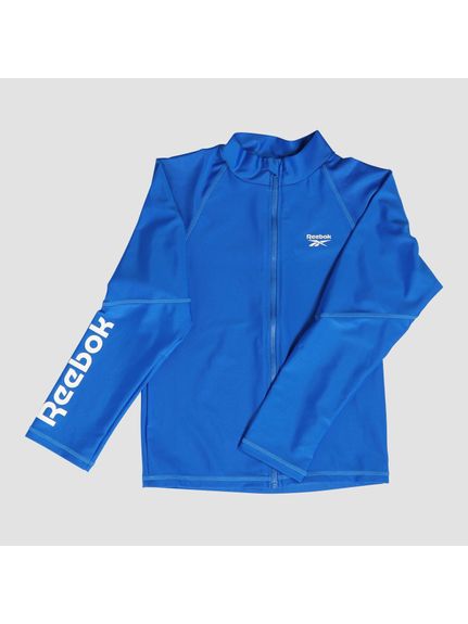 リーボック Reebok REEBOK長袖ZIPラッシュガード スイムウェア ラッシュガード