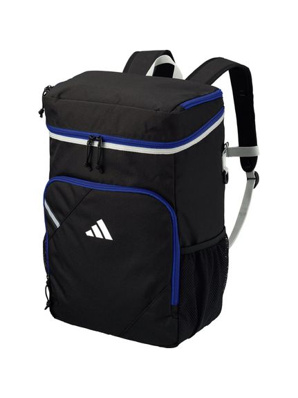 アディダス adidas ボール用デイパック 30L (バスケット）黒色×青色 バッグ バックパック