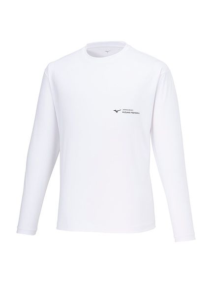 PRO OFF TEE L/S ホワイト カラー ホワイト サイズ S/M/L/XL/XXL/XXXL 素材 ポリエステル60%、複合繊維(ポリエステル/ポリエステル)40% 原産国 インドネシア製 メーカー品番 0003P2MAB0660103 コメント MIZUNO FOOTBALLのフィロソフィーを纏う。「JAPAN SPIRIT.」と、ブランドメッセージのロゴのみをプリントしたシンプルなロングスリーブTシャツ。