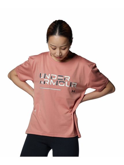 UNDER ARMOUR(A_[A[}[)UA TECH CROP GRAPHIC SHORT SLEEVE T-SHIRT