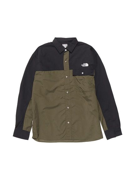 UEm[XEtFCX THE NORTH FACE L/S Nuptse Shirt (OX[ukvVVc) gbvX VcE|Vc